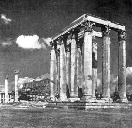 Афины. Храм Зевсаг Олимпийского