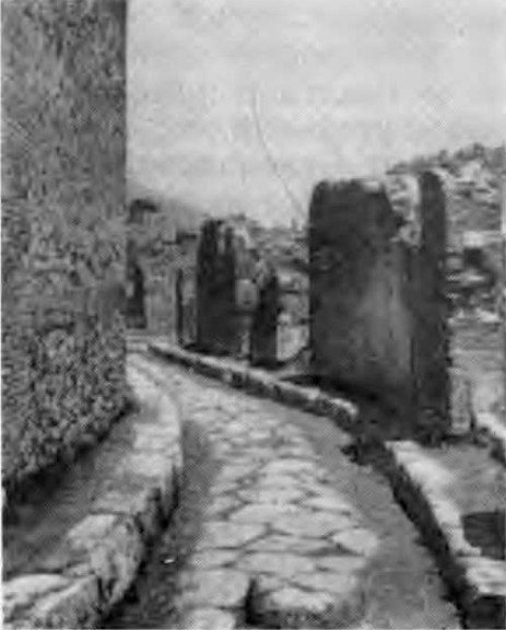 Помпеи. улицы в древней части