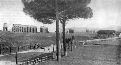 Акведук Клавдия, середина I в. н. э. Общий вид