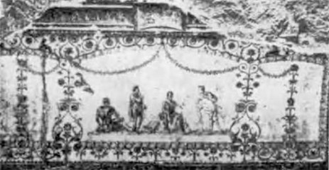 Рим. Фрагмент росписи Золотого дома, I в. н. э.