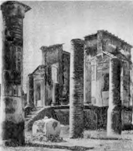 Помпеи. Храм Изиды, I в. ц. э. Современный вид
