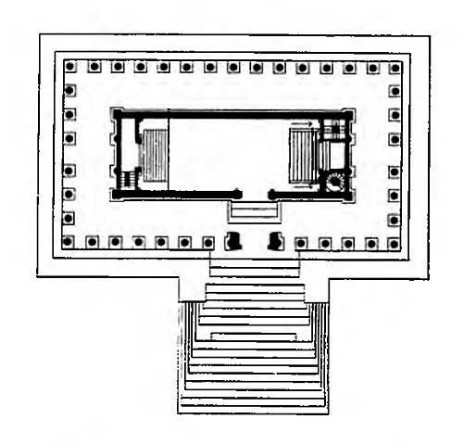 Пальмира (Сирия). Храм Бела, I—III вв. план